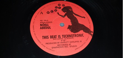 Noell Abedul This Beat Is Technotronic My Piano Maxi Italy 0