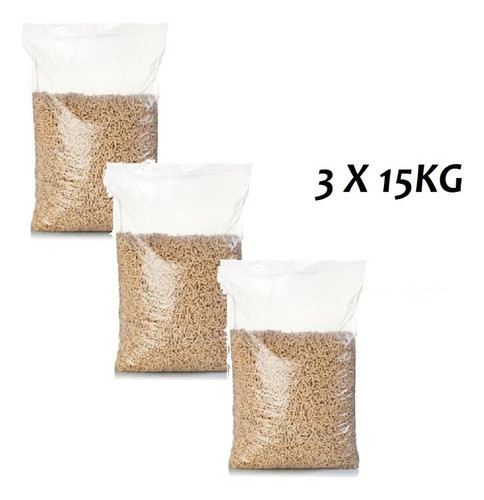 Pellet Para Calefactor 3 De 15 Kg - Upellet. Ufa 1