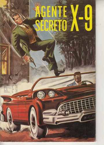 Historieta Agente Secreto X-9 Nº 4 Lord Cochrane Chile Comic 0