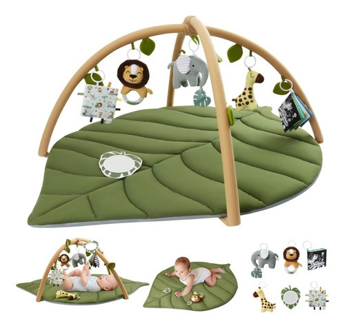 Gimnasio De Actividades Para Bebés En Forma De Hoja 0