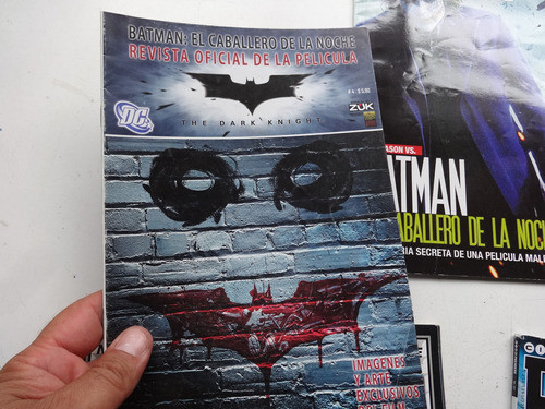 Lote X5 Revista Batman Comic Pelicula Antigua Folleto Joker 1