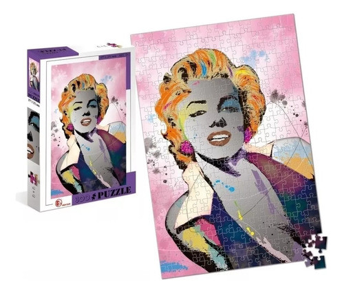 Puzzle Marilyn Monroe Mujer Feminismo Colores 300 Piezas 0