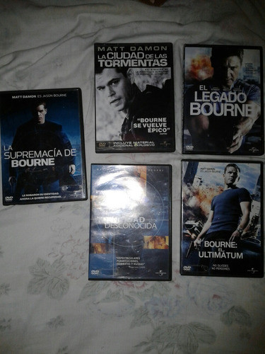Bourne .coleccion En Dvd Original. 1