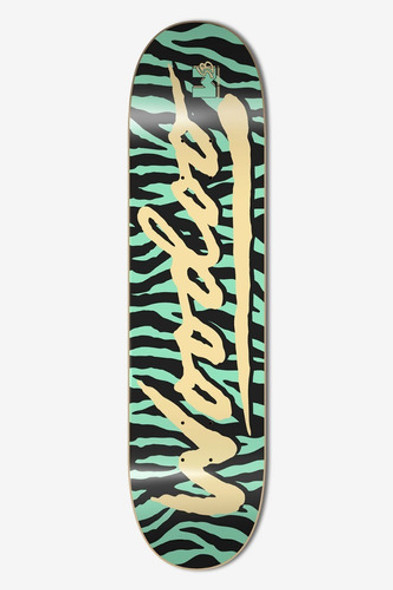 Tabla De Skate Woodoo Inst Warhol Zebra Green 8 0