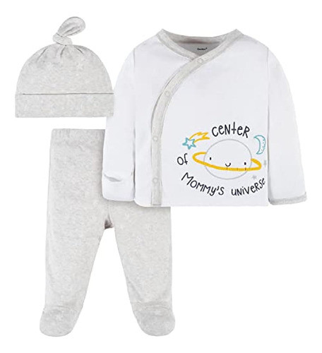 ~? Gerber Baby Newborn Hospital Outfit Camisa, Pantalón Con 0