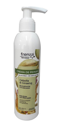 Crema De Peinar Cebolla Y Ginseng Frenzzi 200ml 0