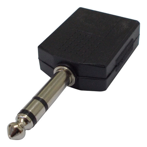 Adaptador Plug 6.5mm Stereo A 2 Jack 6.5mm Hembra Stereo 0