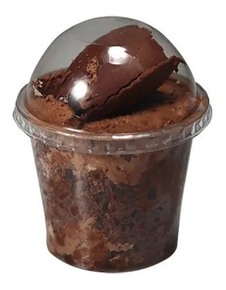 50un Mini Copo Bolha Cristal Pet 60ml Doce Trufa Brigadeiro 0