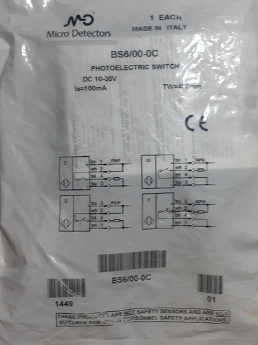 Foto Sensor Micro Detectors Bs6/00-0c 0