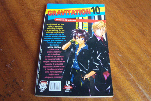 Manga Jbc Gravitation 10 / Bad Luck Retoma Trabalhos 0