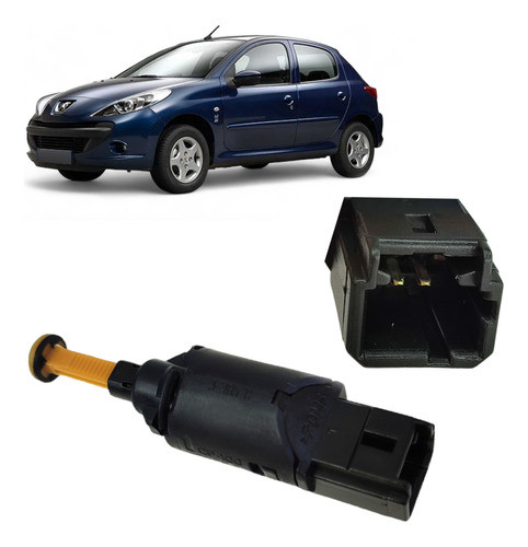 Interruptor Luz Pedal Freio Peugeot 207 2008 A 2015 2 Pinos 0