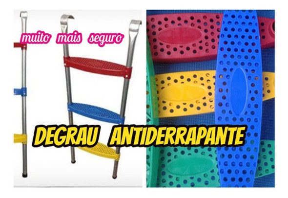 Protetor P/pula Pula De 3mts+8 Isotubo+3 Degraus Avul+brinde 1