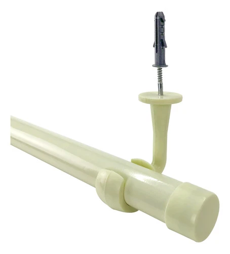 Varão De Teto Para Cortina Simples 4m De 28mm Decoração 0