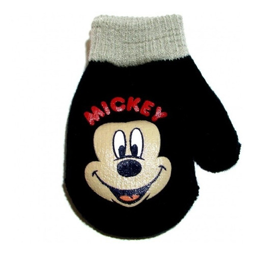 Guantes Mitones De Lana Infantil Mickey Mouse 0