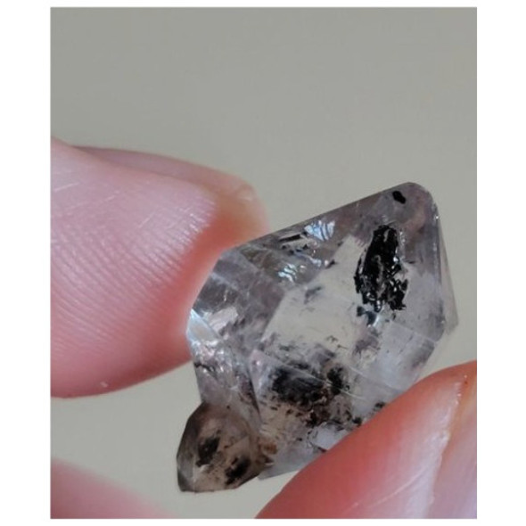 Diamante Herkimer De Cuarzo Cristal Biterminal 0,5 Cm 1