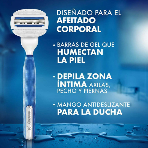 Gillette Mach3 Cuerpo Repuesto Máquina De Afeitar 2 Unidades 1
