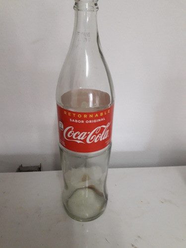 Botella Coca Cola 1 Litro Vidrio 0