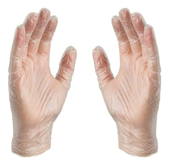Guantes Industriales De Vinilo Transparente X3, Caja De 200, 1 Guantes Industriales De Vinilo Transparente X3, Caja De 200, 1