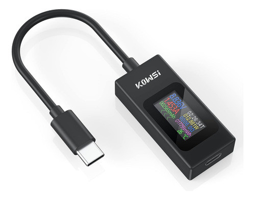 Usb C Tester Medidor Potencia 4-30v 0-65a Medidor Voltaje Co 0