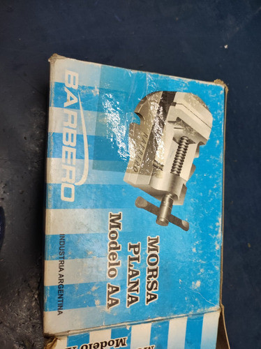 Morsa Plana Fija Aa Barbero Industria Argentina 1