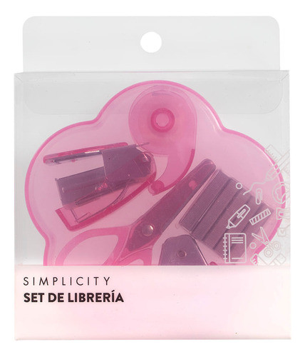 Set Simplicity Libreria Flor X 5 Un 0
