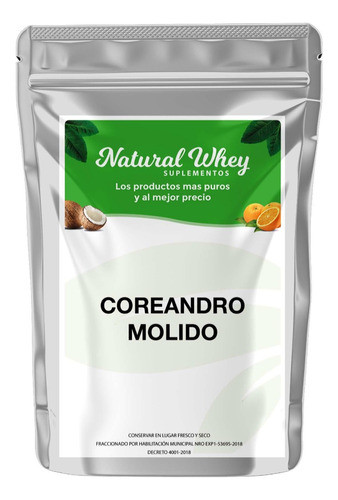 Coreandro Molido Puro 500 Gr 0