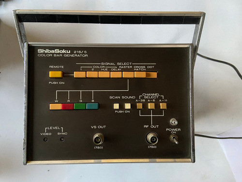 Generador De Barra De Color Shibasoku 216/5 1
