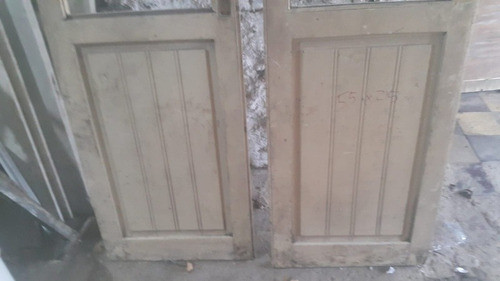 Lote 2 Puertas Madera Antigua55x 213cm  No Tienen Vidrios 1