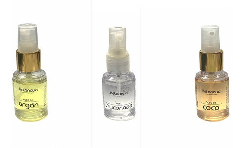 Serum Argan Coco Siliconado Reparador De Puntas Belanova X 3 0