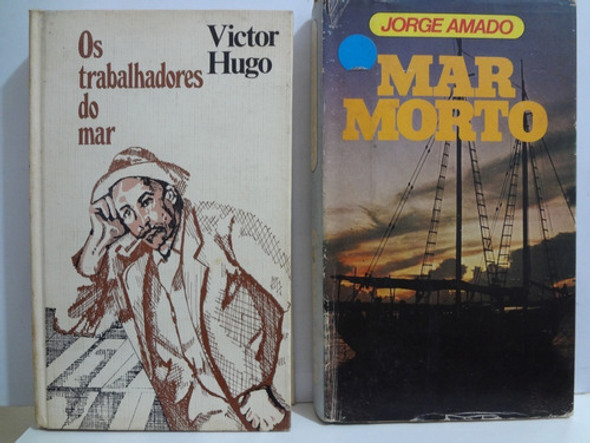 2 Livros Trabalhadores Do Mar V Hugo + Mar Morto Jorge Amado 0