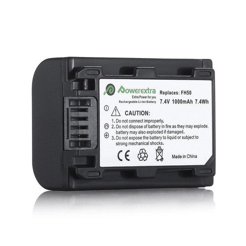 3 X 1000mah Batería Np-fh50 Para Sony Np-fv70 Np-fv50 Np-fv1 1