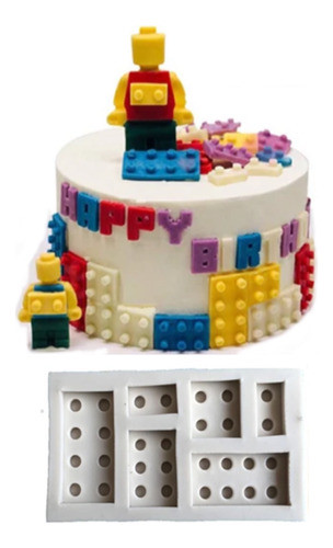 Molde De Silicone Importado Lego 0