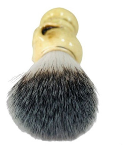 Pincel De Barbear Para Barbeiro Caveira Cor Bege Cod 527 1