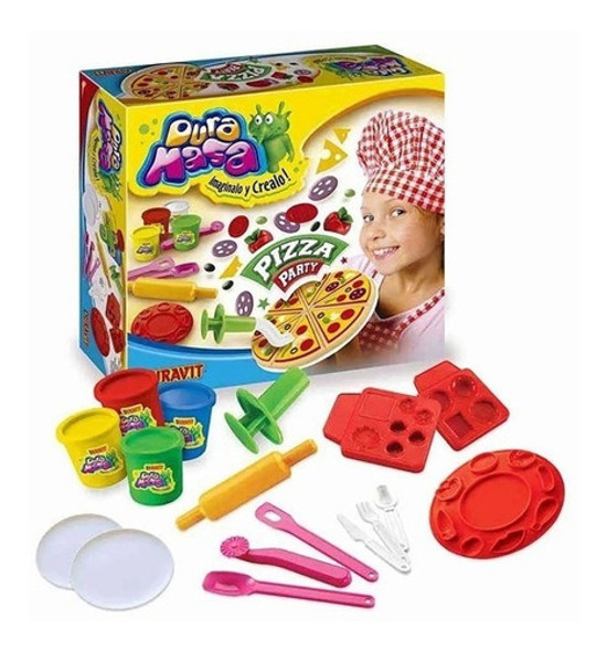 Juego De Masa Duravit Pizza Party - Masas Juguetes 0