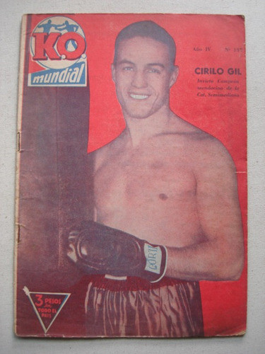 Revista Ko Mundial N° 137 Cirilo Gil - Lamina Lausse 0