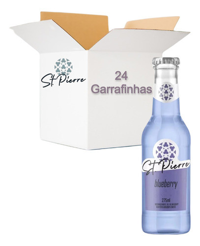 Refrigerante Blueberry St Pierre Long Neck 275ml (24 Und) 0