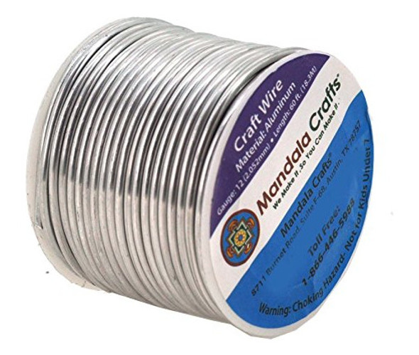 Alambre De Aluminio Anodizado 2mm - Gris 1