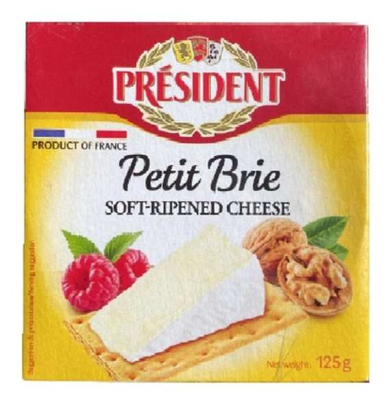 Queijo Petit Brie President (125g) Caixinha 0