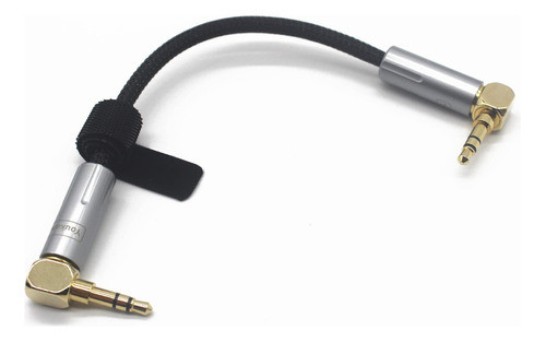 Cable Estereo De 0.138 in De 3 Polos Macho A Macho De Angulo 1