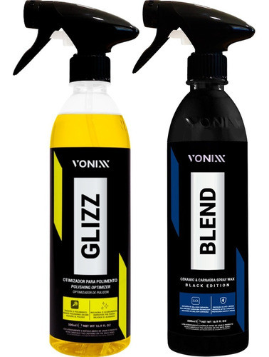 Cera Blend Black Spray Vonixx + Glizz Otimizador Polimentos 0
