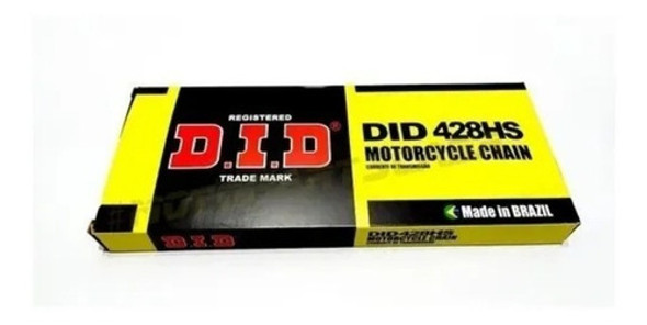 Cadena Moto 428hs X 134 Did Brasil Jm Motos 0