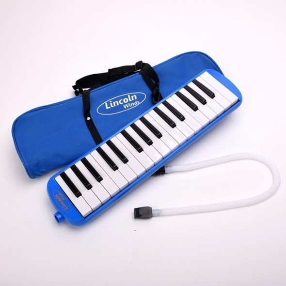Melodica 32 Notas Lincoln Winds Color Azul Estuche Envios 1