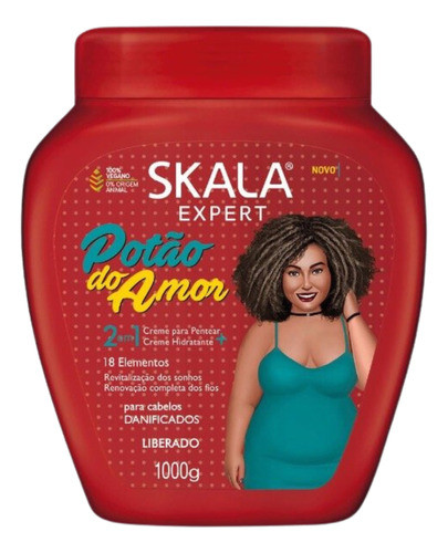Skala Potao Amor 2 En 1 Mascara Para Peinar Hidratante 0