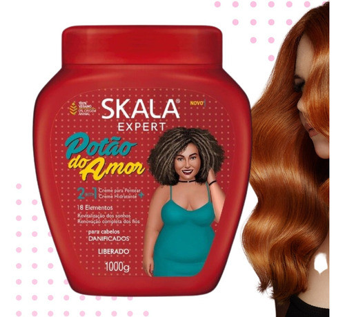 Skala Potao Amor 2 En 1 Mascara Para Peinar Hidratante 1