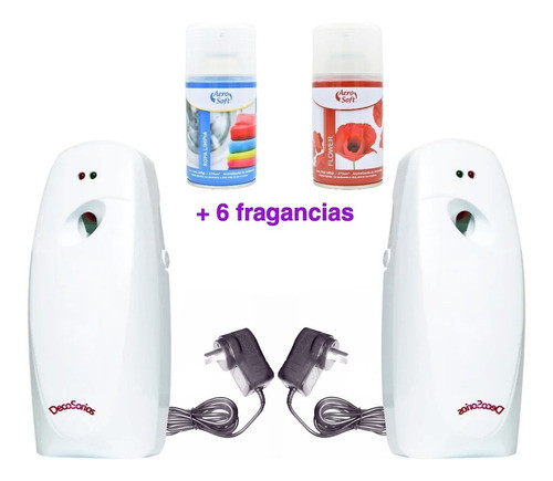 Aromatizador Automatico De Amb Electrico X2 + 6 Fragancias 1