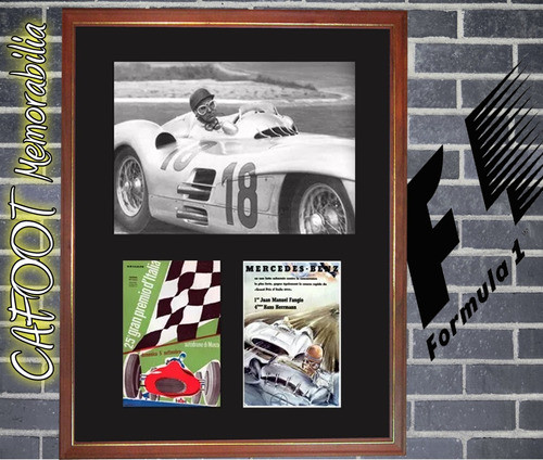 Fangio Campeon Formula 1 Uno 1954 Foto Programa Afiche 0