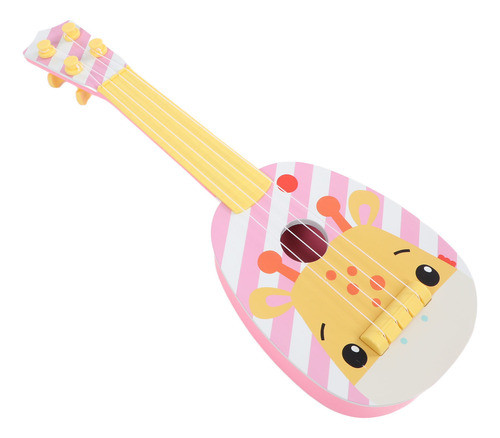 Brinquedo De Ukulele De Desenho Animado Para Crianças, Apren 0