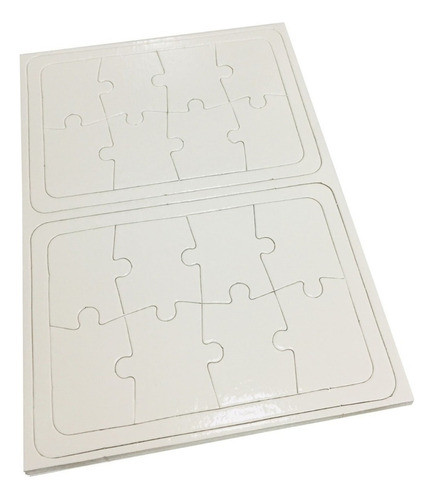 Rompecabezas Para Sublimar Carton Sublimable 20x14 8 Piezas 0