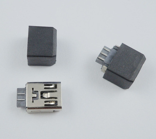 Mini Usb B 5 Pin Hembra Para Soldar Y Armar Diy 0