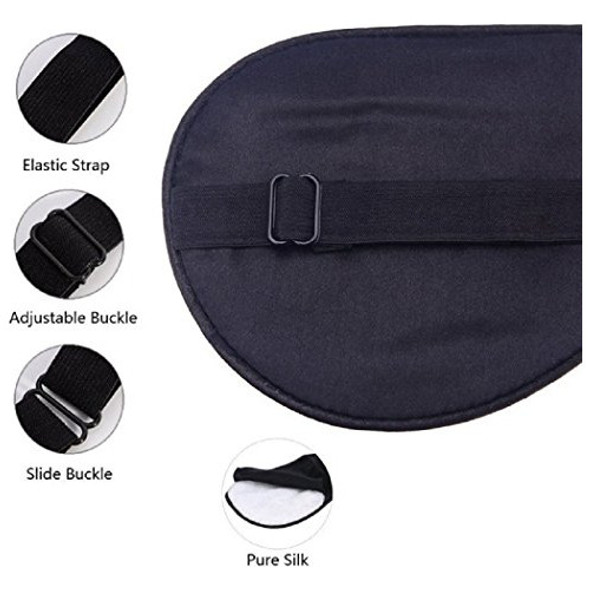 Máscara De Sueño 100% De Seda Máscara De Ojo Para Dormir-sua 1